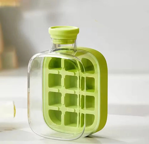2-in-1 Ice Cube Tray with Bottle