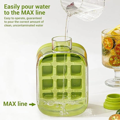 2-in-1 Ice Cube Tray with Bottle
