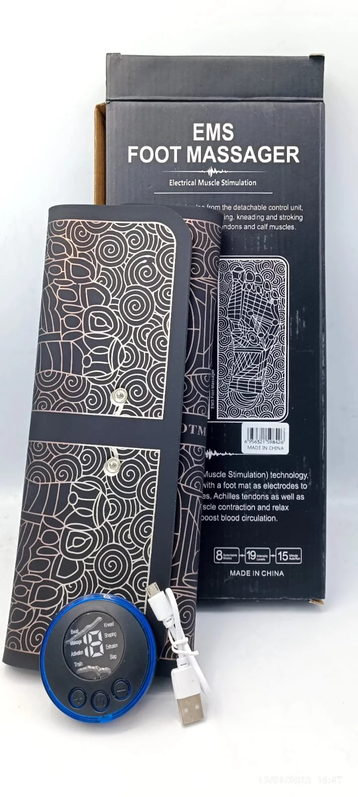 EMS Foot Massage Mat — Relaxation & Muscle Stimulation