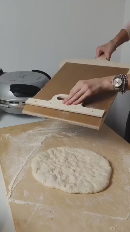 Sliding Pizza Peel Non-Stick Wooden Pizza Paddle for Baking