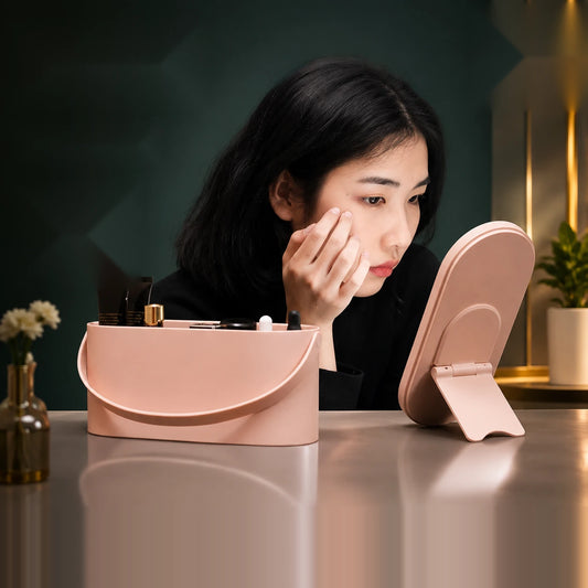 LED Makeup Mirror & Beauty Storage Box